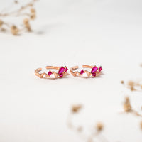 CZ Rose Gold Toe Ring with Premium Finish
