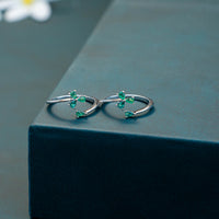 CZ Stone Silver Toe Ring for Daily Wear
