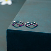 CZ Stone Silver Toe Ring for Gifting
