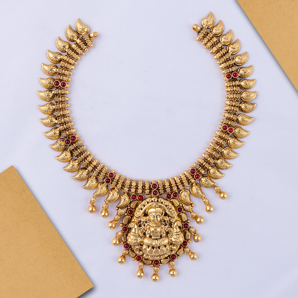 Classic Gold Plated Nagas Necklace for Women