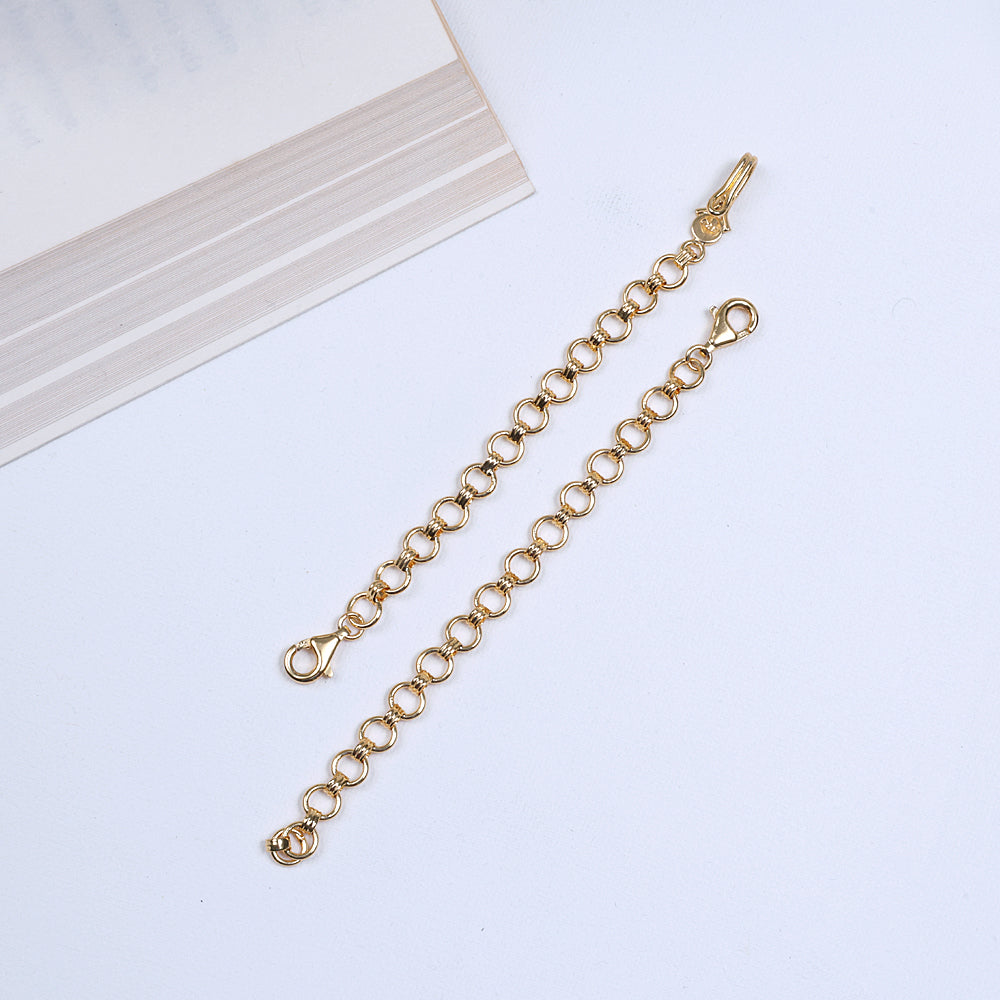 Classic Silver Gold Plated Back Chain for Women