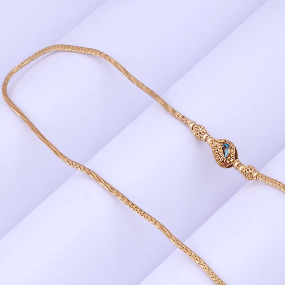 Classic Silver Gold Plated Mugappu Design