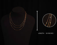 Classic Silver Rose Gold Two Tone Chain for Women