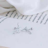 Classic Silver Second Stud Studs for Girls & Women