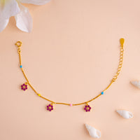 Cute BabyGold Plated Charms Bracelet| Daily Wear