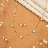 Stylish Enamel Rose Gold Chain for Women