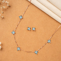 Rose Gold Enamel Chain Design 21