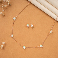 Rose Gold Chain with Enamel Work
