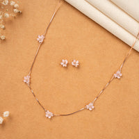 Chaneira Jewels Rose Gold Enamel Chain