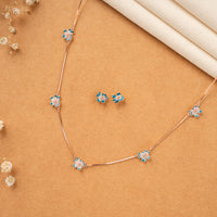 Buy Rose Gold Enamel Chain for Women