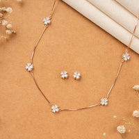 Rose Gold Enamel Chain for Gifting