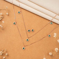 Rose Gold CZ Stone Chain for Function Wear