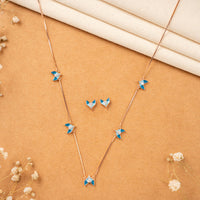 Rose Gold Enamel Chain for Women