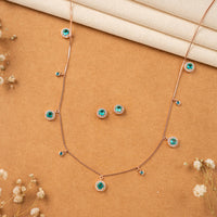 Chaneira Jewels Rose Gold CZ Stone Chain