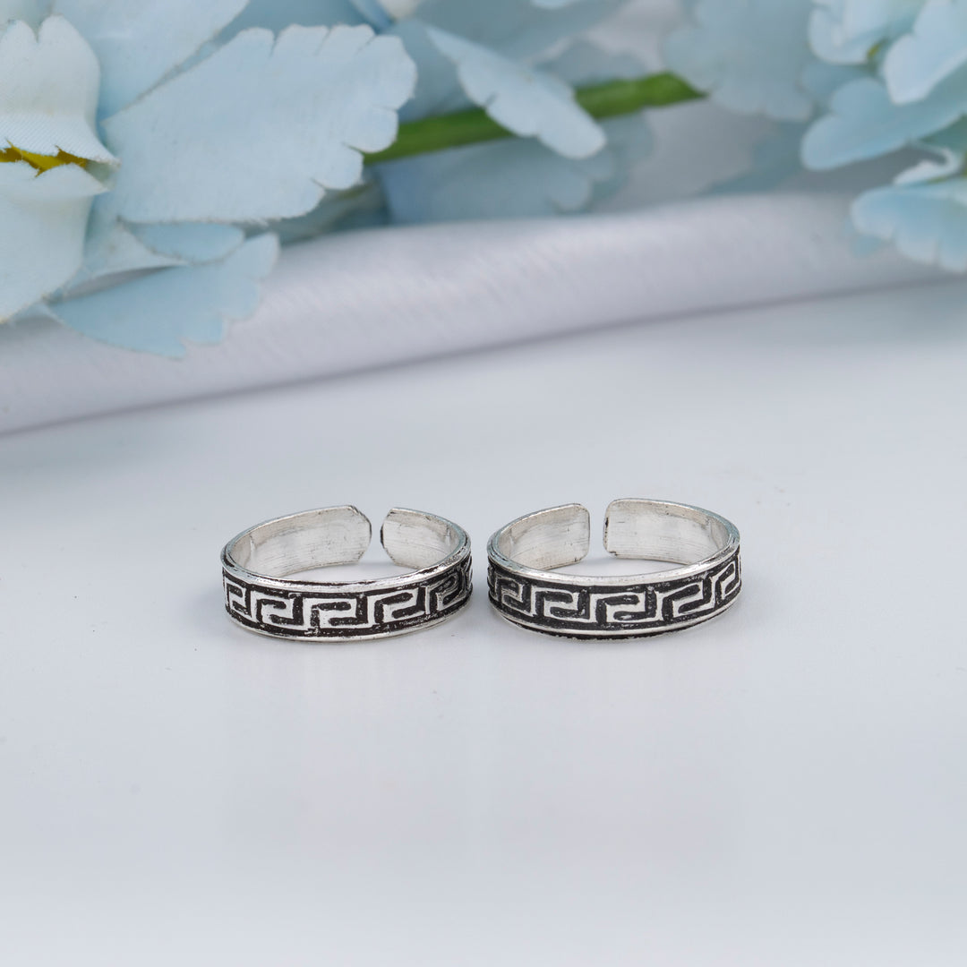 Daily Wear Oxidised Toe Rings for Women/Daily Wear
