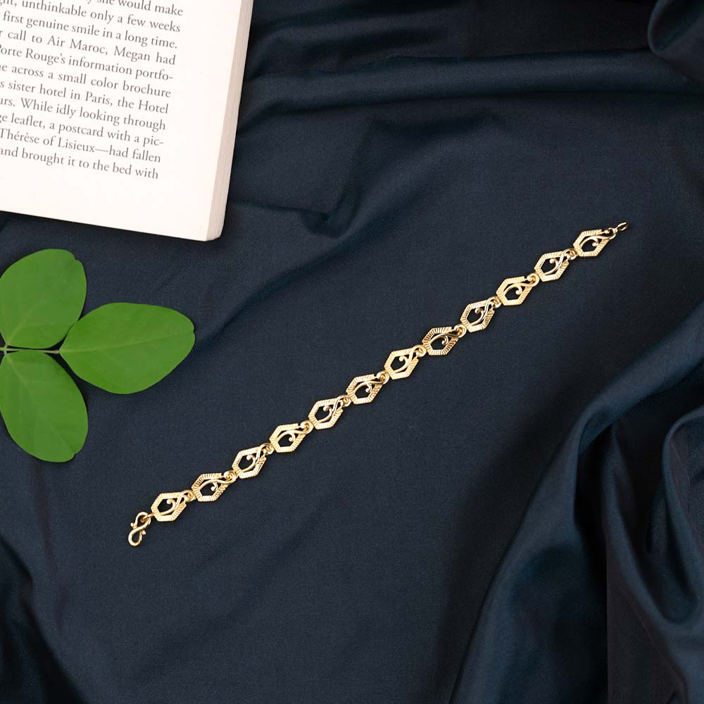 Designer Gold Plated Finish Bracelet| Festival Wear