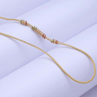 Designer Gold Plated Mugappu at Chaneira Jewels