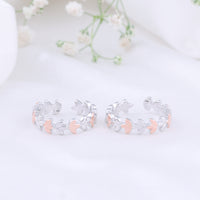 Designer Two Tone Toe Ring for Women/Modern
