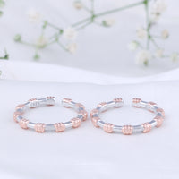 Dual_Tone_Silver_Toe_Rings_Stylish_Design/Party Wear