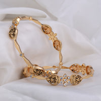 Elegant Gold Plated Diamond Setting Bangle Design | Coimbatore Chennai| Party Wear