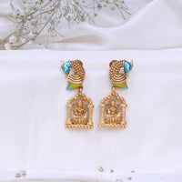 Elegant Gold Plated Enamel Jhumkas Online| Bridal Styling