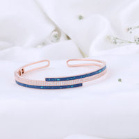 Enamel Rose Gold Kada | Chaneira Jewels| Party wear