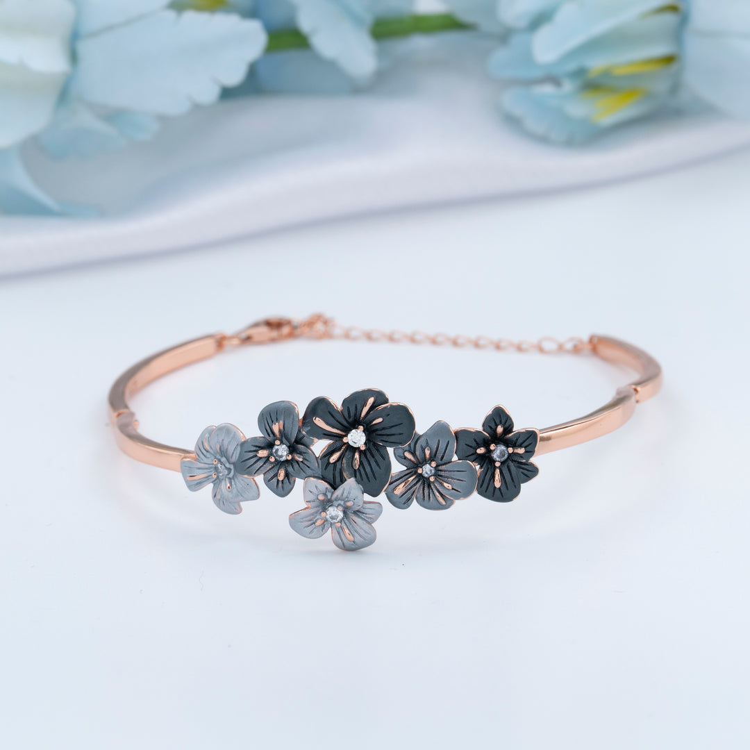 Enamel Rose Gold Kada Online | Premium Kada| Statement 
