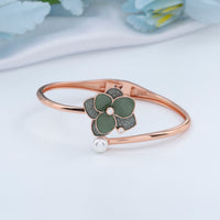 Enamel Rose Gold Kada with festive | Women Jewellery
