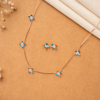 Enamel Rose Gold Silver Chain Design| Styles