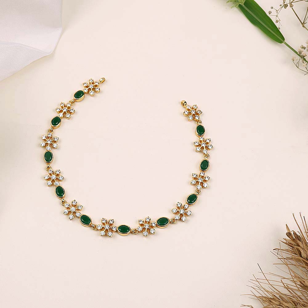 Ethnic CZ Nagas Necklace for Women|Minimalist Wear