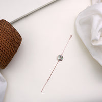 Fine Rose Gold Enamel Bracelet Design| Party Wear