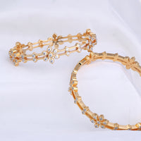 Gold Plated Diamond Setting Bangle Bangle Collection