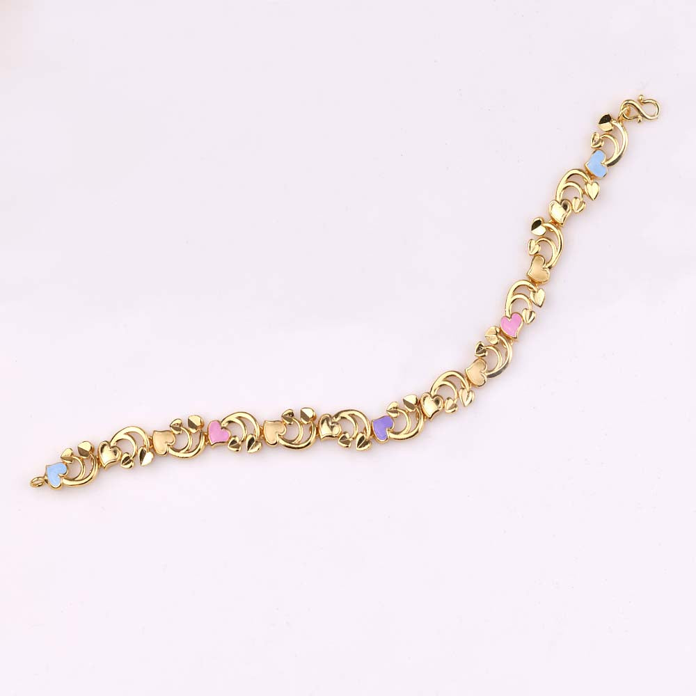 Gold Plated Enamel Bracelet for Women| Traditional