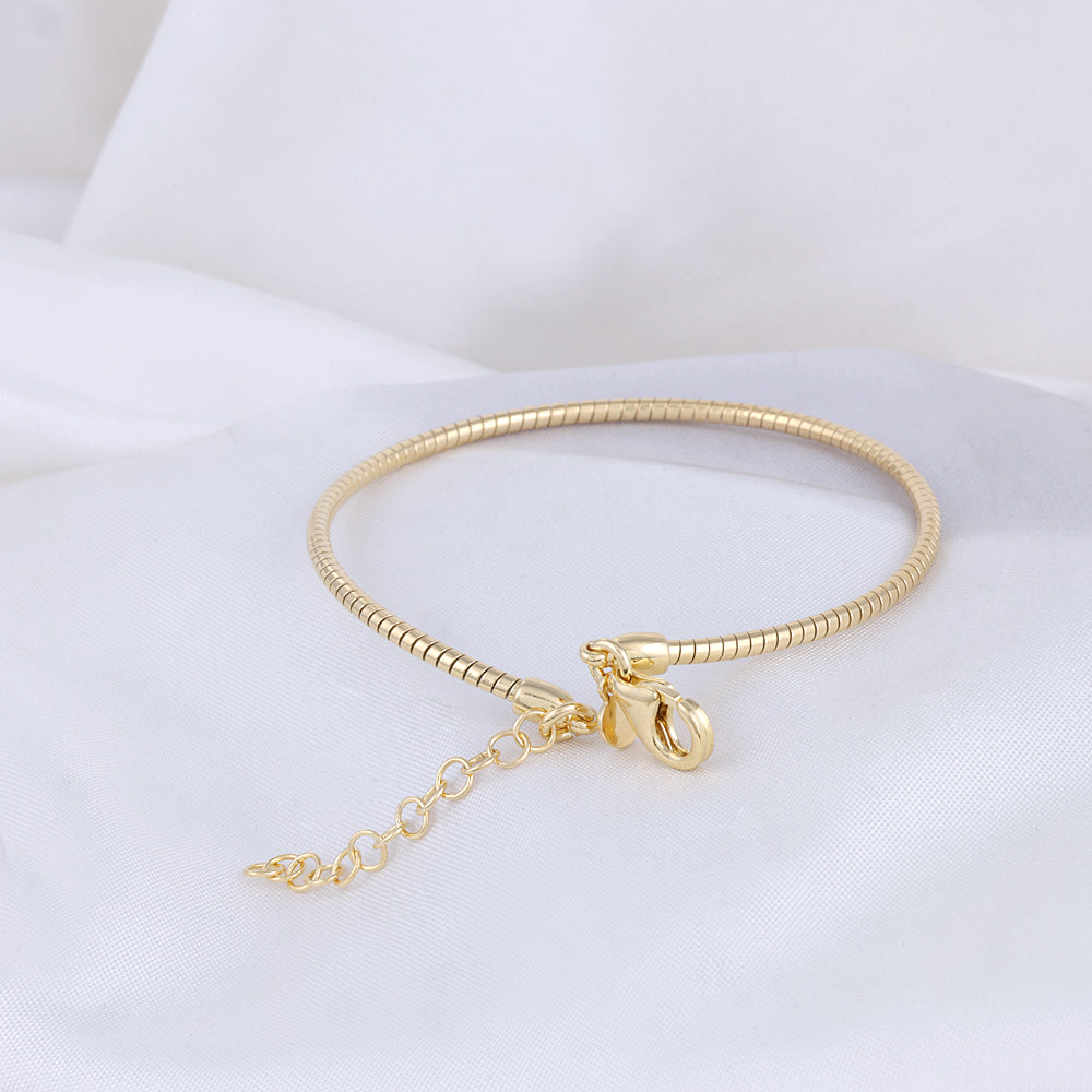 Gold Plated Kada for Women | 92.5 Silver| Daily Wear