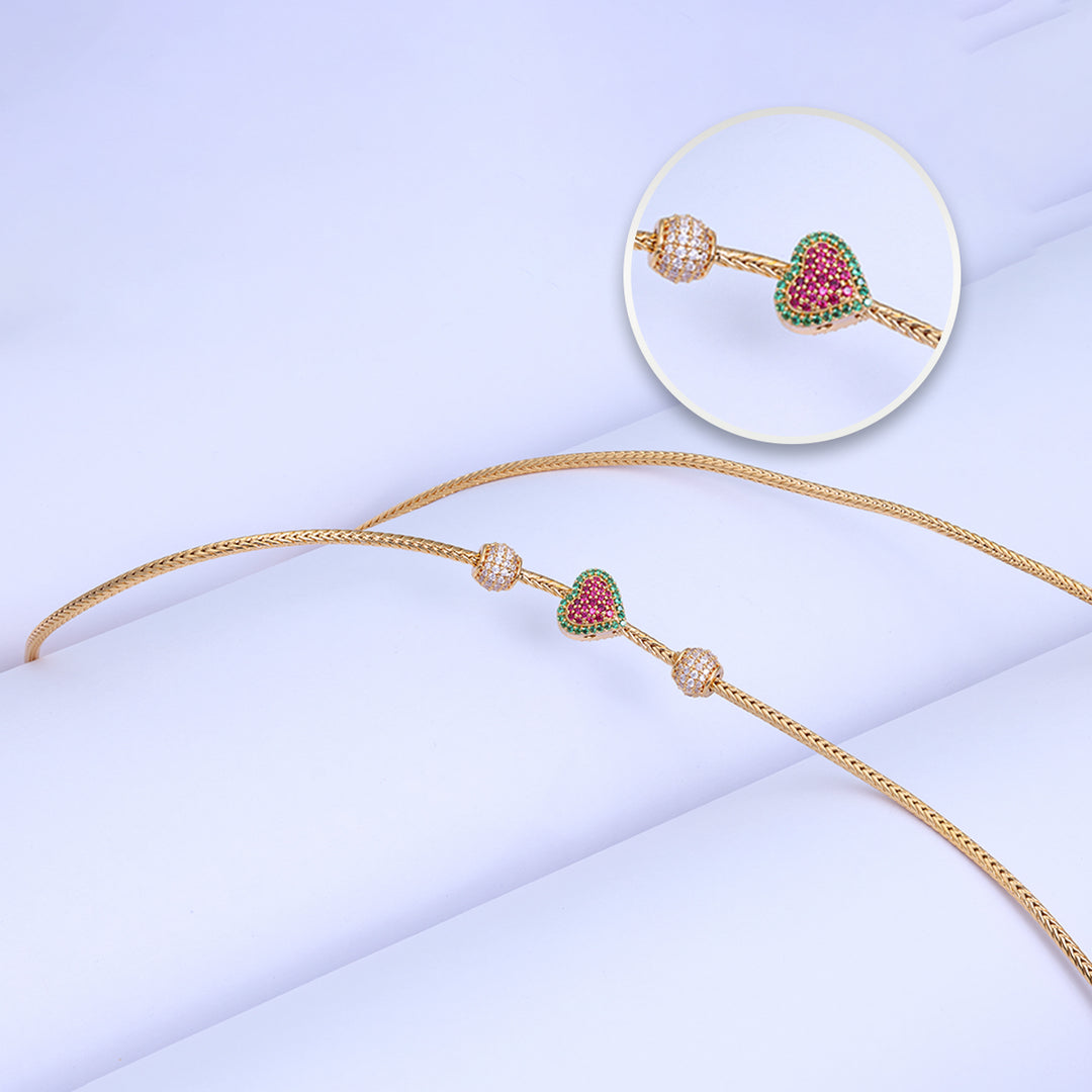 Gold Plated Mugappu Chain for Daily & Function Wear