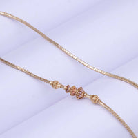 Gold Plated Mugappu Chains for Daily & Function Wear