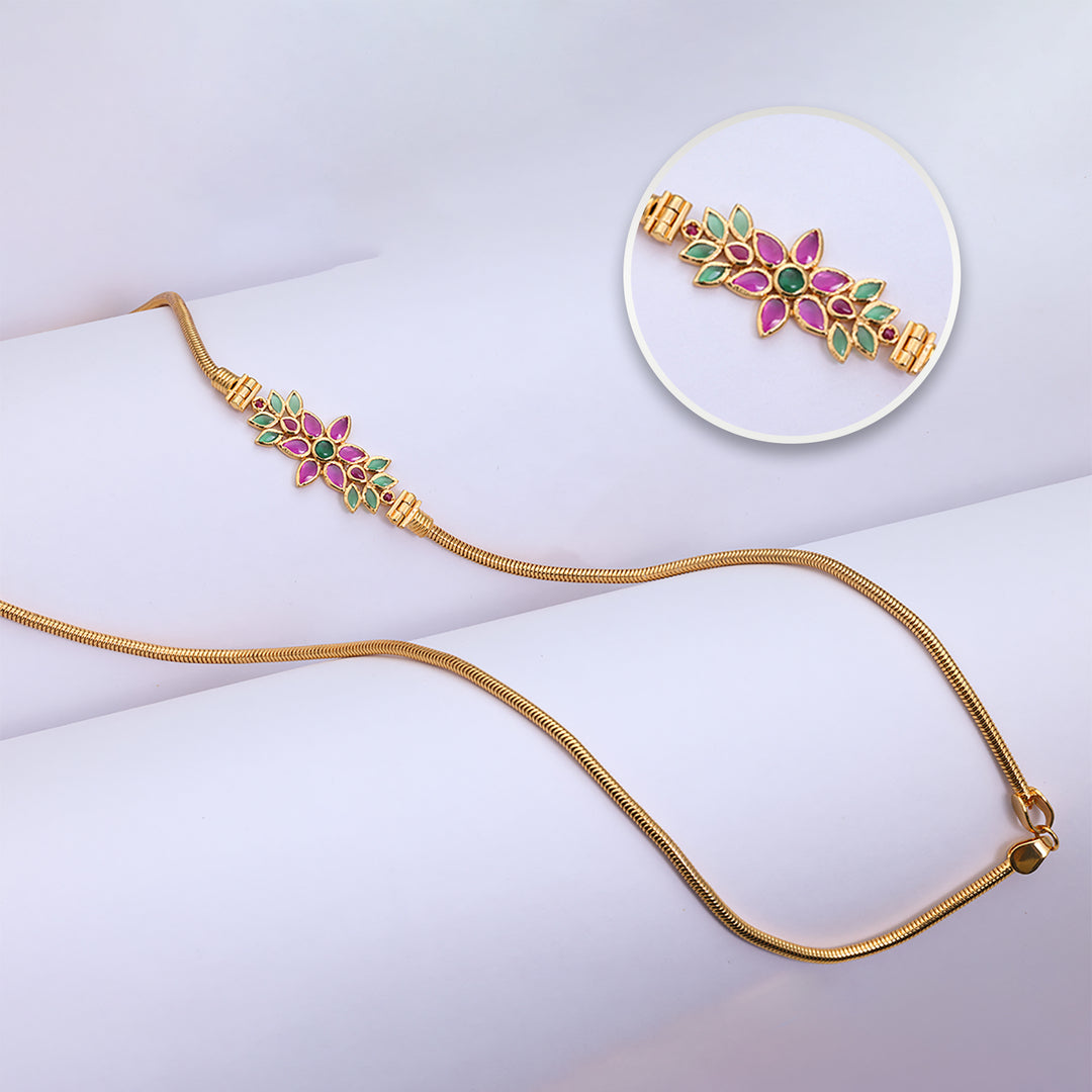 Gold Plated Mugappu Jewellery for Bridal Looks