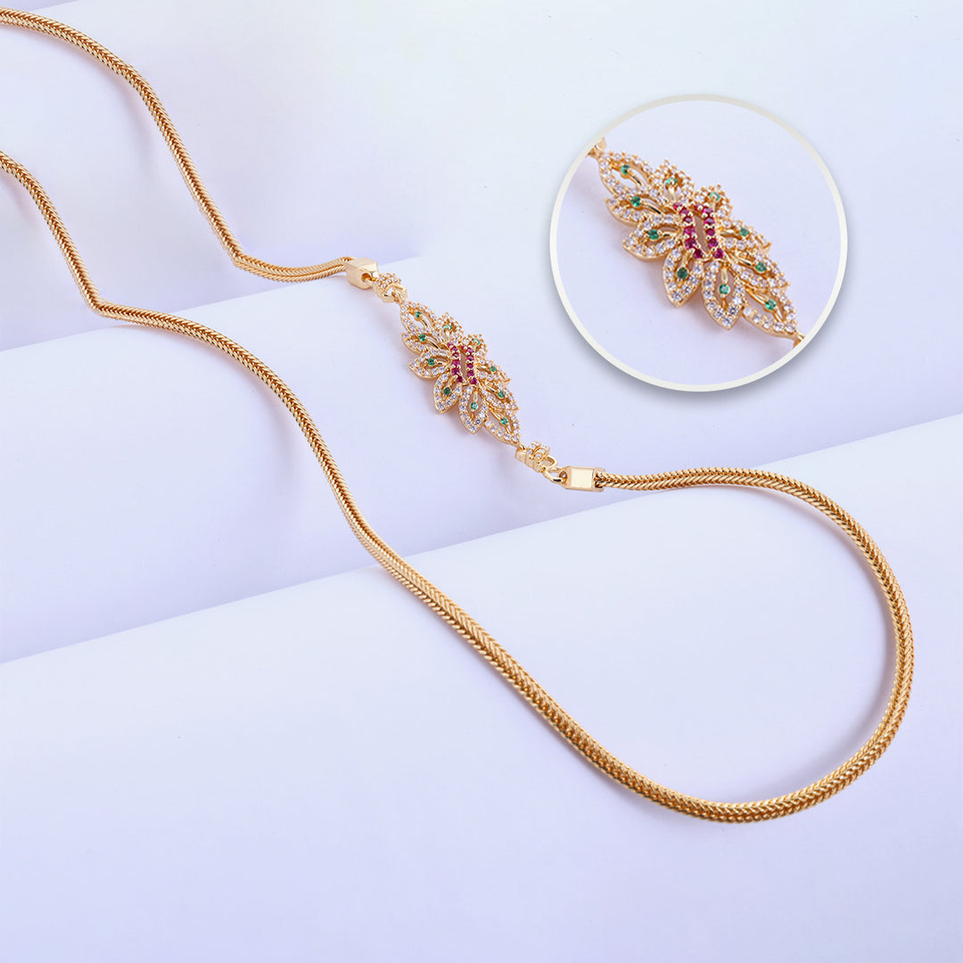 Gold Plated Mugappu Jewellery for Ethnic Wear