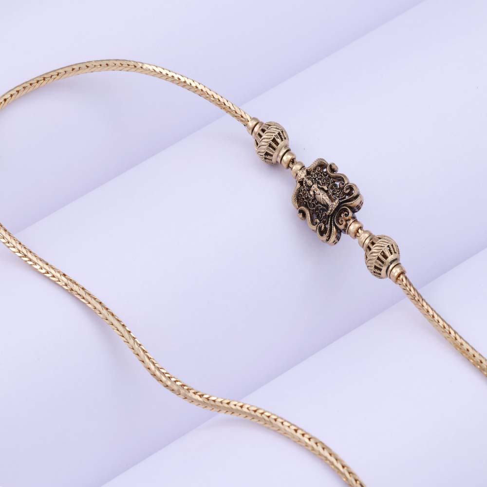 Gold Plated Mugappu for Daily & Function Wears