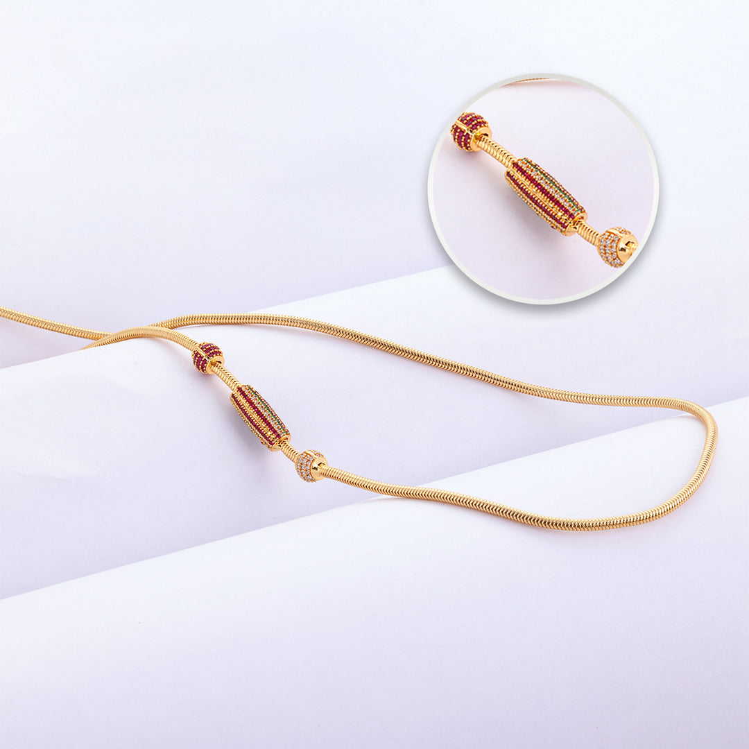 Gold Plated Mugappu for Daily Wear & Function Wear