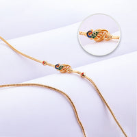 Gold Plated Mugappu for Ethnic Wear