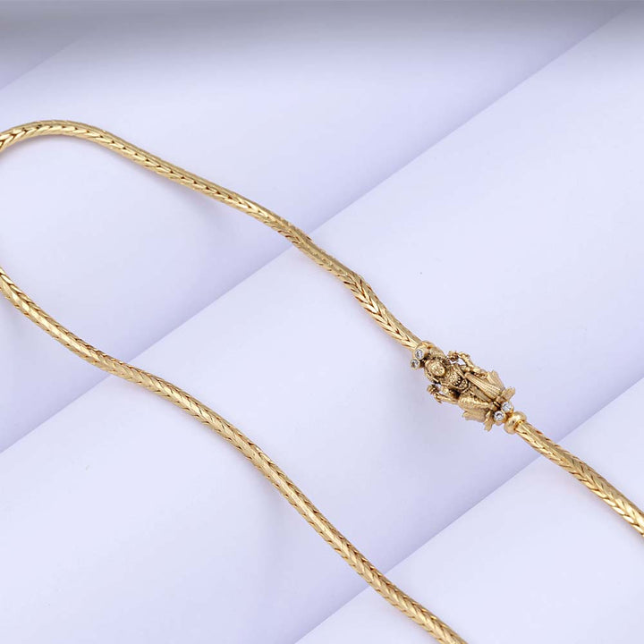 Gold Plated Mugappu for Girls Wear