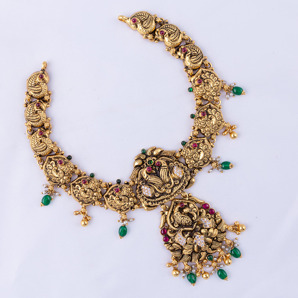 Gold Plated Nagas Necklace — Nagas Detailing