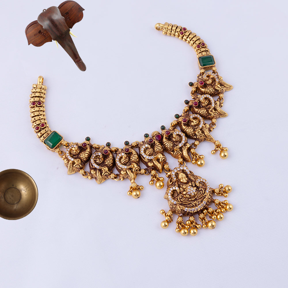 Gold Plated Nagas Necklace — Premium Finish