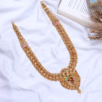 Gold Plated Paper Casting Haram for Bridal Wear | Coimbatore