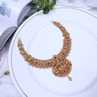 Gold Plated Paper Casting Necklace Designs Festive
