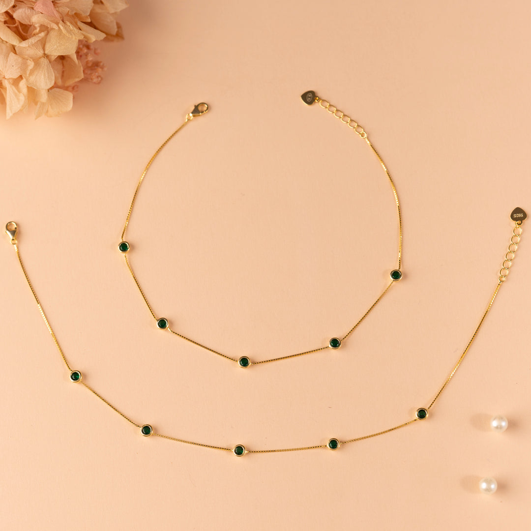 Gold Plated Silver Anklets | 925 Anklets for Women