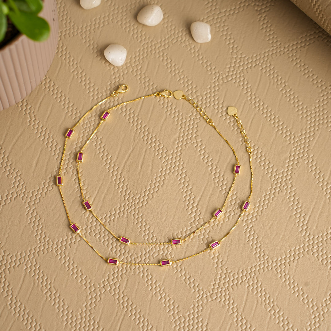 Gold Plated Silver Anklets | 925 Silver Payal Designs
