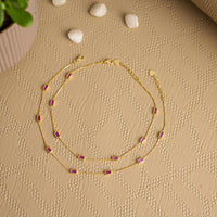 Gold Plated Silver Anklets | 925 Silver Payal Designs