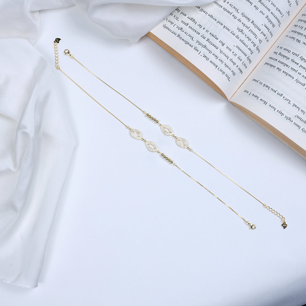 Gold Plated Silver Anklets | Daily Wear Payal Designs